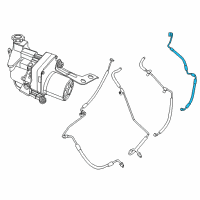 OEM 2011 Dodge Charger Hose-Power Steering Pressure Diagram - 68217583AA