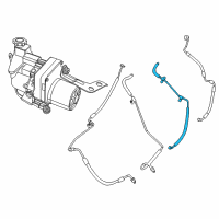 OEM 2014 Dodge Challenger Hose-Power Steering Return Diagram - 68217585AA