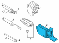 OEM 2022 Kia K5 Unit Assembly-IBU Diagram - 95400L3600