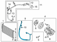 OEM 2021 Hyundai Elantra Hose-Discharge Diagram - 97762-AA400