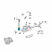 OEM Lexus RX350 Fuel Sub Tank No1 Diagram - 77131-48032