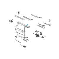 OEM Buick Roller Bracket Diagram - 25807786
