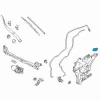 OEM 2014 Hyundai Elantra Cap-Windshield Washer Reservoir Diagram - 98623-A6000