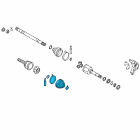 OEM 2020 Nissan Leaf Repair Kt Outer RH Diagram - C9241-ET00J