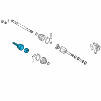 OEM 2015 Nissan Leaf Joint Assy-Outer Diagram - 39211-3NF0C