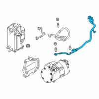 OEM 2021 BMW 530e REFRIGERANT LINE, DUAL LINE Diagram - 64-53-9-473-885