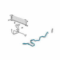 OEM Cadillac Upper Hose Diagram - 19331381