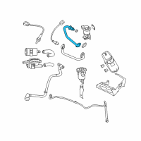 OEM Dodge Tube-EGR Valve To Intake PLENUM Diagram - 4593580AC