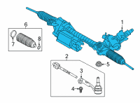 OEM 2020 BMW M5 STEERING GEAR, ELECTRIC Diagram - 32-10-7-884-637