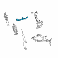 OEM Chevrolet Trailblazer EXT Upper Control Arm Diagram - 19330400