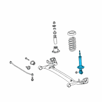 OEM Toyota Corolla Strut Diagram - 48530-02B50