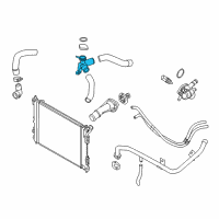 OEM Kia Filler Neck Assembly-Radiator Diagram - 253291P100