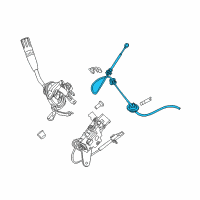 OEM 2008 Ford F-250 Super Duty Shift Control Cable Diagram - 7C3Z-7E395-C