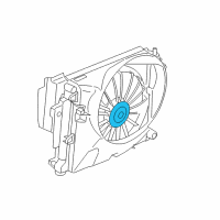 OEM 2006 Jeep Commander Fan-Radiator Cooling Diagram - 5143208AA