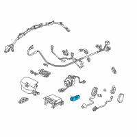 OEM 2005 Acura TL Sensor Assembly, Front Crash Diagram - 04321-SEP-A91