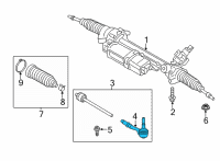 OEM 2021 BMW X3 BALL JOINT, RIGHT Diagram - 32-10-4-A01-9D0