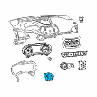 OEM 2021 Jeep Cherokee Switch-LIFTGATE Diagram - 68164105AA