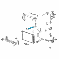 OEM 2011 Chevrolet Equinox Upper Hose Diagram - 23153553