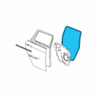 OEM 2008 Chrysler Pacifica WEATHERSTRIP-Rear Door Body Mounted Diagram - WT91XXXAC