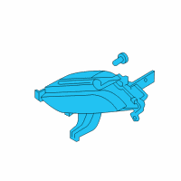 OEM 2014 Kia Forte Koup Front Fog Lamp Assembly, Right Diagram - 92202A7050