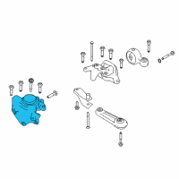 OEM 2017 Nissan Rogue Engine Mounting Insulator, Right Diagram - 11210-4BT0A