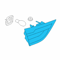 OEM 2017 BMW X4 Rear Light In Trunk Lid, Left Diagram - 63-21-7-331-283