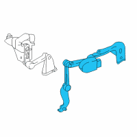 OEM Infiniti QX30 Sensor Assy-Height, Rear Diagram - 53820-5DA0A