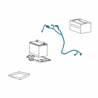 OEM 2004 Kia Optima Battery Cable Assembly Diagram - 372503C010