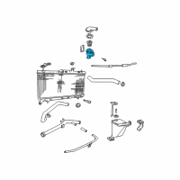 OEM 2002 Hyundai Accent Housing-Thermostat Diagram - 25613-22600