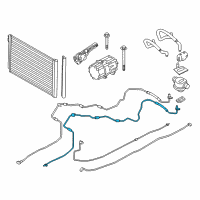 OEM BMW ActiveHybrid 7 Pressure Line, Underfloor, Part 2 Diagram - 64-53-9-167-144