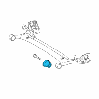 OEM 2010 Toyota Corolla Axle Beam Bushing Diagram - 48725-02250