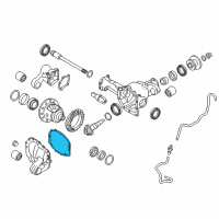 OEM 2020 Nissan Titan XD PACKNG Cover Rear Diagram - 38320-EZ20B