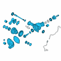 OEM 2021 Nissan Titan XD Final Drive Assy-Front Diagram - 38500-9FV2A