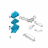 OEM 2011 Hyundai Genesis Cleaner Assembly-Air Diagram - 28110-3M000