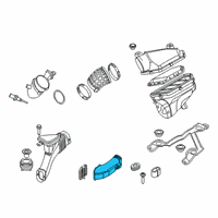 OEM BMW X6 Intake Duct Diagram - 13-71-8-662-934