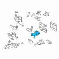 OEM Lexus LS600h Cylinder Sub-Assy, Brake Stroke Simulator Diagram - 47207-50020