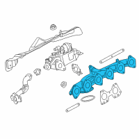 OEM BMW 535d Exhaust Manifold Diagram - 11-62-8-517-629