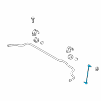 OEM 2012 Hyundai Veloster Link-Stabilizer Diagram - 54830-0U000