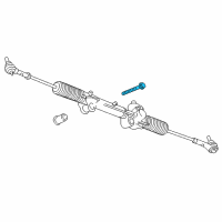 OEM 2003 Dodge Dakota Rack-HEXAGON Head Diagram - 6505225AA