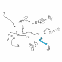 OEM 2018 Ford Escape Connector Tube Diagram - DS7Z-6758-K