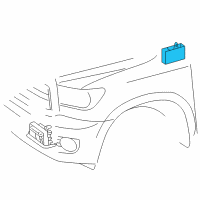 OEM 2012 Toyota Sequoia Sonar Control Module Diagram - 88240-34030