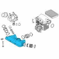 OEM 2008 BMW 750Li Filtered Air Duct Diagram - 13-71-7-541-066