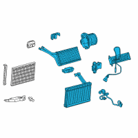 OEM 2012 Scion iQ Evaporator Assembly Diagram - 87010-74180