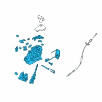 OEM Kia K900 Lever Assembly-Atm Diagram - 467003T300