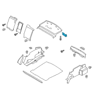 OEM Lincoln Continental Compartment Lamp Diagram - DA5Z-13776-A