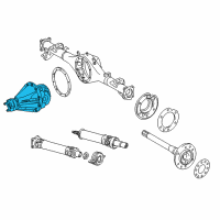 OEM 2020 Toyota Tacoma Carrier Assembly Diagram - 41110-0K630