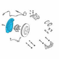 OEM 2017 Jeep Cherokee Shield-Splash Diagram - 68298657AA