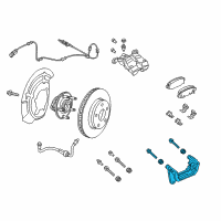 OEM 2021 Jeep Cherokee Adapter-Disc Brake CALIPER Diagram - 68225310AA