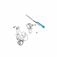 OEM 1998 Dodge Caravan Arm WIPER-LIFTGATE WIPER Diagram - 4797716AA