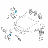 OEM 2016 Nissan 370Z Relay Diagram - 25230-7995A